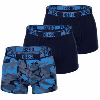 DIESEL Mens Boxer Shorts, 3-pack - UMBX-DAMIENTHREEPACK, Trunks, Camouflage, Cotton Stretch