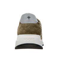 JOOP! Herren Sneaker - Velluto New Hannis Sneaker xd6, Turnschuh, Leder, Schnürung, Logo Khaki/Grau EUR 44