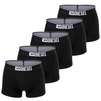 DIESEL Herren Boxershorts, 5er Pack - UMBX-DAMIENFIVEPACK, Trunks, Cotton Stretch Schwarz M