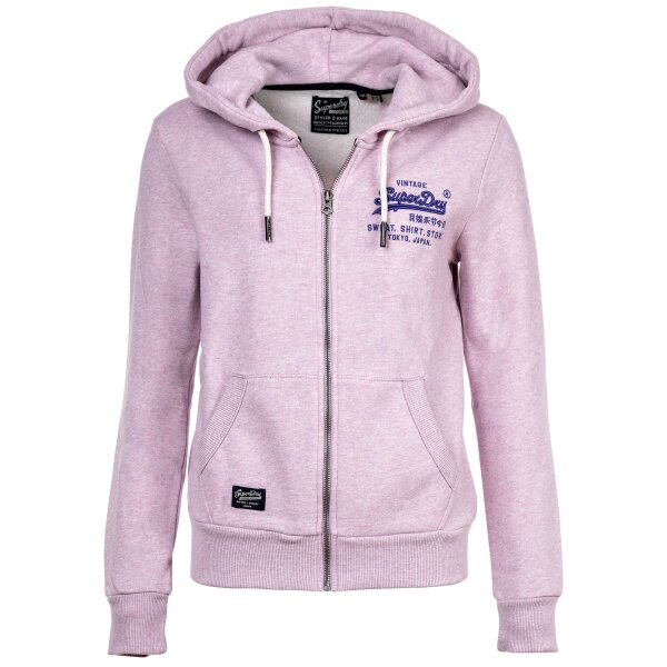 Superdry Damen Kapuzenjacke - VINTAGE LOGO, NEON VL ZIPHOOD