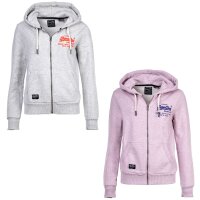 Superdry Damen Kapuzenjacke - VINTAGE LOGO, NEON VL ZIPHOOD