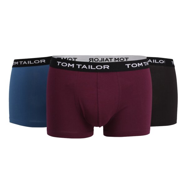 Tom Tailor 3er Pack Herren Shorts Hip Pants Buffer Logo Basic S-XL - Farbauswahl