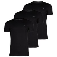 DIESEL Men T-Shirt , 3 Pack - UMTEE-JAKETHREEPACK, Round Neck, Short Sleeve, Solid Color