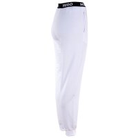 HUGO Ladies Sweatpants - Sporty Logo Pants, Loungewear, Logo Waistband, Long, Plain White XL (X-Large)