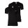 BIKKEMBERGS Herren T-Shirt, 2er Pack - BIPACK, Unterhemd, Rundhals, Cotton Stretch