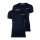 BIKKEMBERGS men T-shirt, pack of 2 - BIPACK, vest, crew neck, cotton stretch