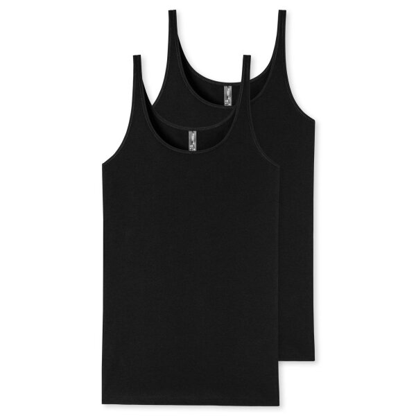 SCHIESSER Damen Trägertop, Multipack - Single Jersey, Serie 95/5, uni #1