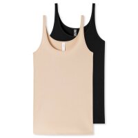 SCHIESSER Damen Trägertop, Multipack - Single Jersey, Serie 95/5, uni #1