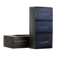 bugatti mens socks, 3-pack - basic gift box