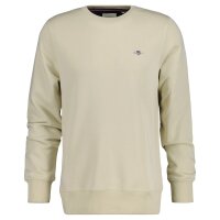 GANT Mens Sweatshirt - REGULAR SHIELD C-NECK SWEAT, round neck, cotton mix