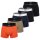 BOSS Mens Trunks, 5-Pack - Essential, Underwear, Underpants, Cotton Blend, Logo, solid color