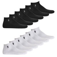 POLO RALPH LAUREN Mens Sneaker Socks, 6 Pack - SOCKS-6-PACK, Logo, One Size