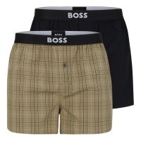 BOSS Mens Woven Boxer Shorts, 2 Pack - Woven Boxer EW,...