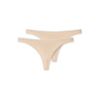 SCHIESSER Womens Thong 2 Pack - Tanga, Cotton Stretch, Series 95/5, plain