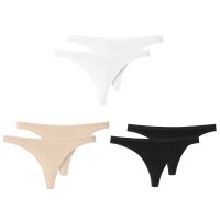 SCHIESSER Womens Thong 2 Pack - Tanga, Cotton Stretch, Series 95/5, plain