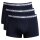 GANT Herren Boxer Shorts, 3er Pack - BASIC TRUNKS 3-PACK, Cotton Stretch, uni