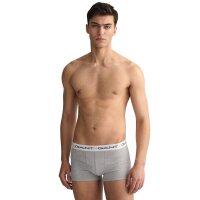 GANT Mens Boxer Shorts, 3-Pack - Trunks, Cotton Stretch Grey 2XL (XX-Large)