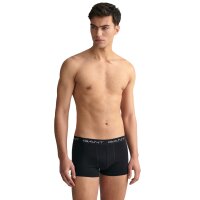 GANT Mens Boxer Shorts, 5-pack - Basic Trunks, Cotton Stretch, Logo, uni Black S (Small)