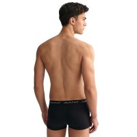 GANT Mens Boxer Shorts, 5-pack - Basic Trunks, Cotton Stretch, Logo, uni Black S (Small)
