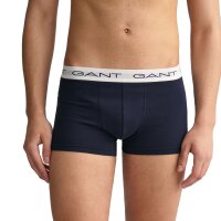 GANT Herren Boxershorts, 5er Pack - Basic Trunks, Cotton Stretch, Logo, uni Mehrfarbig S