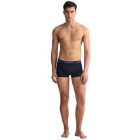GANT Mens Boxer Shorts, 5-pack - Basic Trunks, Cotton Stretch, Logo, uni Blue M (Medium)