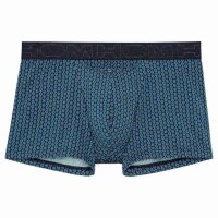 HOM Mens Boxer Briefs - Boxer Briefs HO1 Andy, cotton modal stretch, patterned Blue S (Small)