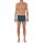 HOM Herren Boxershorts - Boxer Briefs HO1 Andy, Baumwoll-Modal Stretch, gemustert Blau S