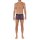 HOM Herren Boxershorts - Boxer Briefs Hal, gemustert Navy S