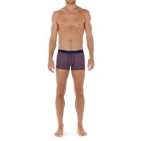 HOM Herren Boxershorts - Boxer Briefs Hal, gemustert Navy 2XL