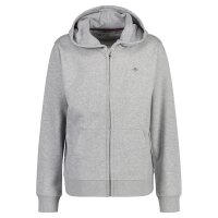 GANT Boys Sweat Jacket - Teen Boys THE ORIGINAL FULL ZIP SWEAT HOODIE, Hooded Grey 122/128