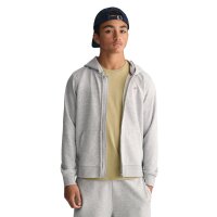 GANT Kinder Sweatjacke - SHIELD FULL ZIP HOODIE, Kapuze, Reißverschluss, Baumwolle Grau 122/128