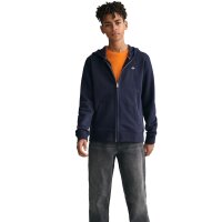 GANT Boys Sweat Jacket - Teen Boys THE ORIGINAL FULL ZIP SWEAT HOODIE, Hooded Blue 176
