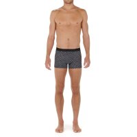 HOM Mens Boxer Briefs - Boxer Briefs HO1 Vince, patterned Black S (Small)