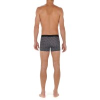 HOM Herren Boxershorts - Boxer Briefs HO1 Vince, gemustert Schwarz M