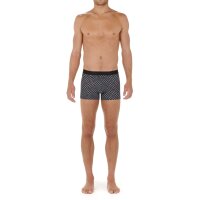 HOM Mens Boxer Briefs - Boxer Briefs HO1 Vince, patterned Black M (Medium)