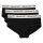 GANT Mädchen Slips, 3er Pack - HIPSTER BRIEFS 3-PACK, Hüftslip, Cotton Stretch Schwarz 122/128