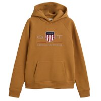 GANT Kids Sweatshirt - ARCHIVE SHIELD HOODIE, hooded sweatshirt, logo, uni