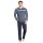 hajo mens leisure suit, 2-piece set - climate comfort, jacket and trousers, cotton mix Blue S (Small)