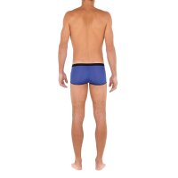 HOM Mens Boxer Shorts - Trunks HO1 Plume up, Shorts Microfibre Stretch,solid colour Blue S (Small)
