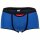 HOM Herren Boxershorts - Trunks HO1 Plume up, Shorts Mikrofaser Stretch,einfarbig Blau S