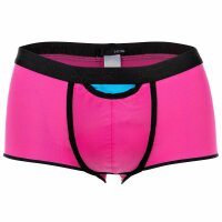 HOM Mens Boxer Shorts - Trunks HO1 Plume up, Shorts Microfibre Stretch,solid colour Pink 2XL (XX-Large)