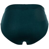 HOM Mens Comfort Mini Brief - Tencel soft, briefs, underwear, solid color Dark Green XL (X-Large)