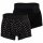 HOM Herren Boxershorts 2er Pack - Boxer Briefs HO1 Joan #2, Baumwolle Schwarz S