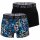 HOM Herren Boxershorts 2er Pack - Boxer Briefs Vassily #2, Baumwolle Mehrfarbig M
