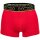 HOM Herren Boxershorts 2er Pack - Boxer Briefs Ivano #2, Baumwolle Schwarz/Rot M