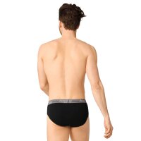 Sloggi Herren Slips 2er Pack - Start midi C2P box, Baumwolle Schwarz/Grau XL