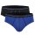 Sloggi mens briefs 2-pack - Start midi C2P box, cotton Black/Blue L (Large)