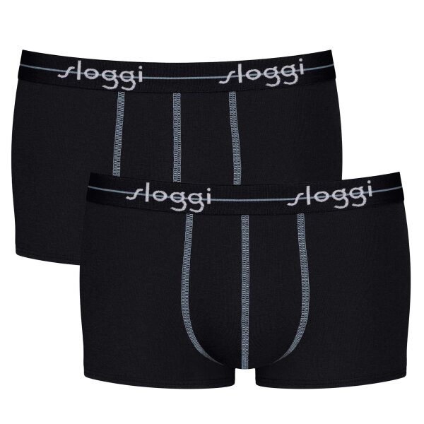 Sloggi mens hipster 2-pack - Start Hipster C2P box, boxer shorts, cotton Black M (Medium)