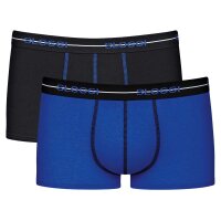 Sloggi mens hipster 2-pack - Start Hipster C2P box, boxer shorts, cotton Black/Blue L (Large)