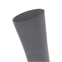 FALKE Mens Socks - Sensitive New York, Socks, Polyester Blend, Logo, solid color Grey (light grey) 39-42
